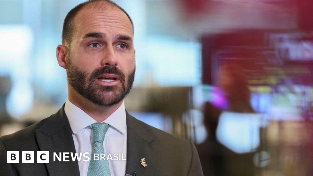 Eduardo Bolsonaro busca em Washington sanções contra o STF