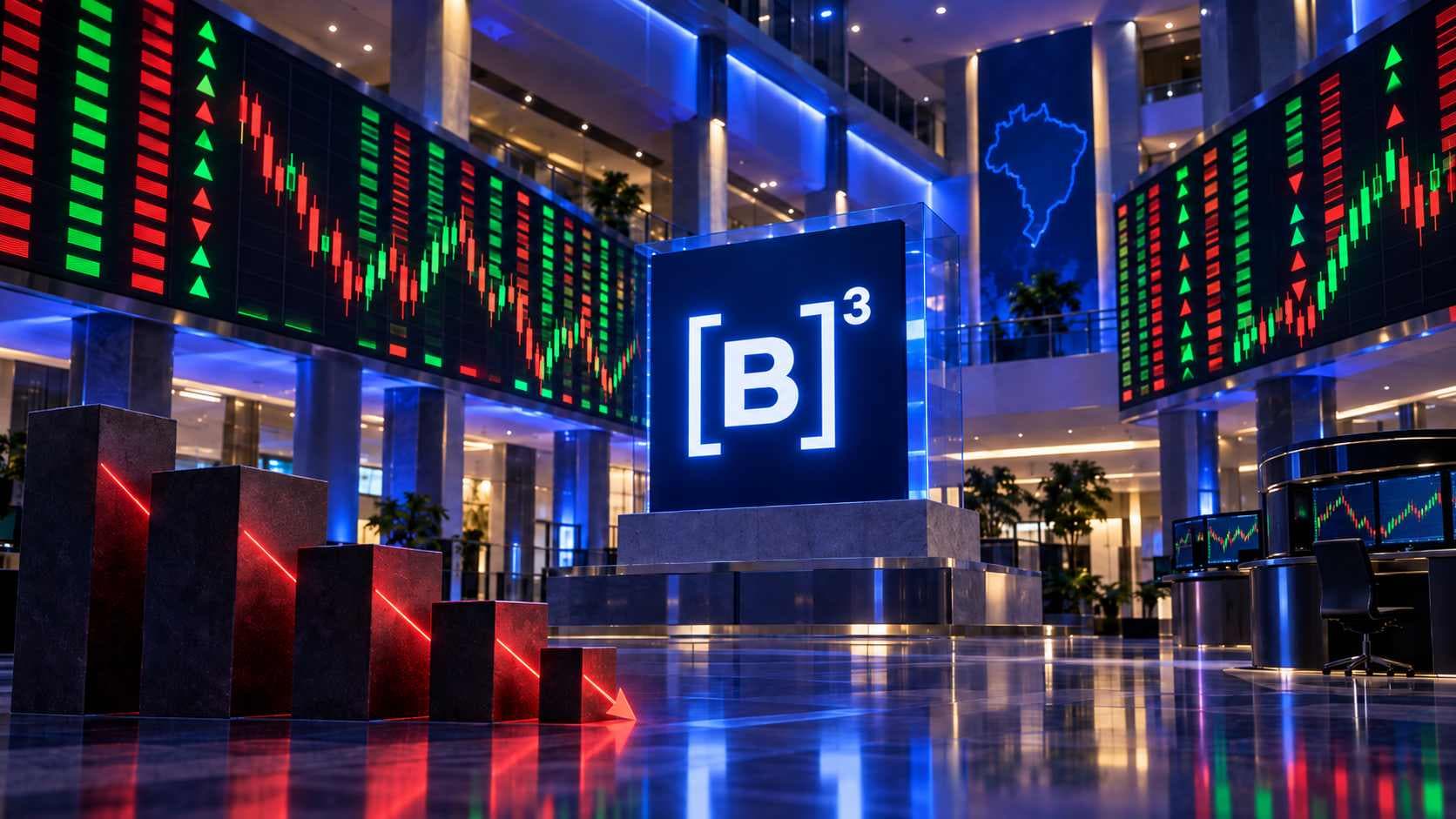 Ibovespa Futuro sobe, mas juros dos EUA pressionam o Brasil