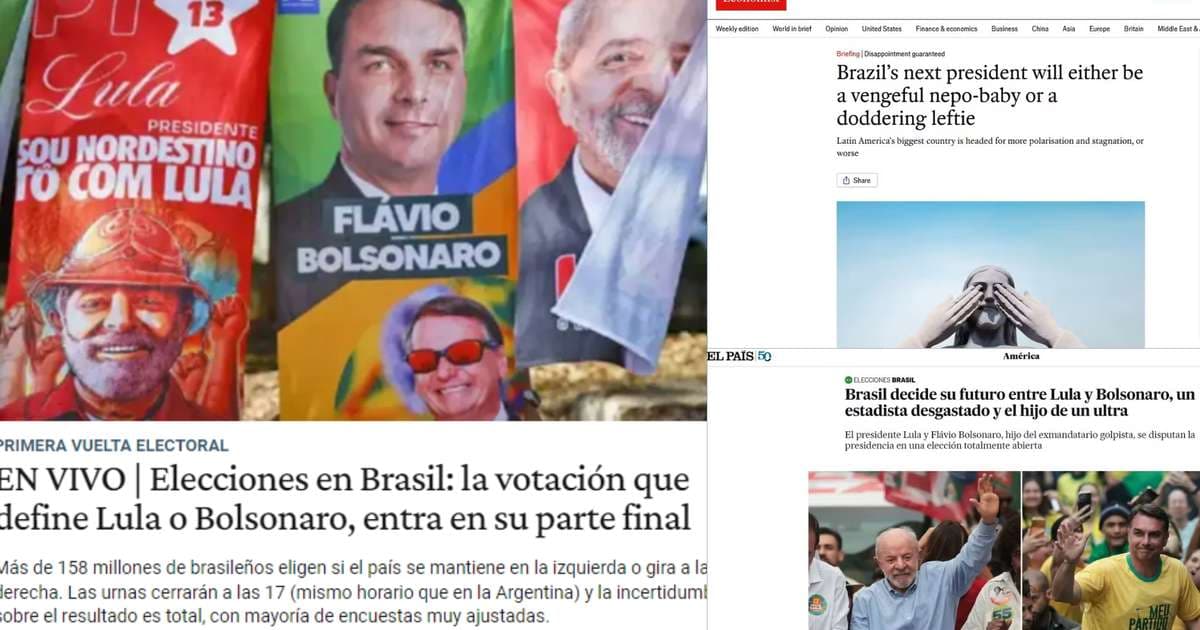 Eleição brasileira: imprensa internacional avalia riscos